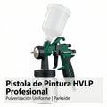 Pistola de Pintura HVLP Profesional con Depósito | Parkside