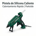 Pistola de Silicona Caliente con Soporte Plegable | Parkside