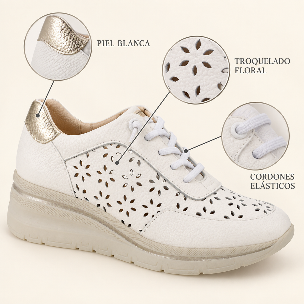 Zapatilla Pitillos 11111 blanca - detalles y características