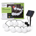 Livarno cadena de farolillos solares blancos para exterior