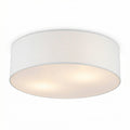 Plafón de Techo Textil Blanco 2xE27 LED Incluidas Diseño Minimalista | Casalux