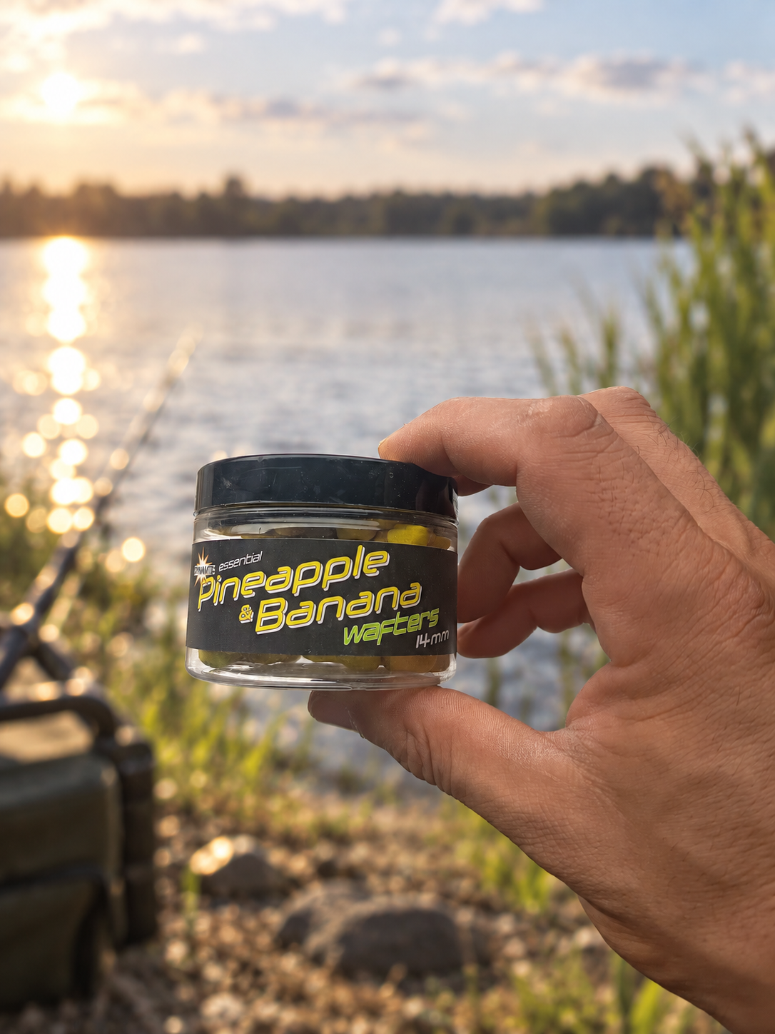 Dynamite Pineapple & Banana Wafters 14 mm en ambiente de pesca