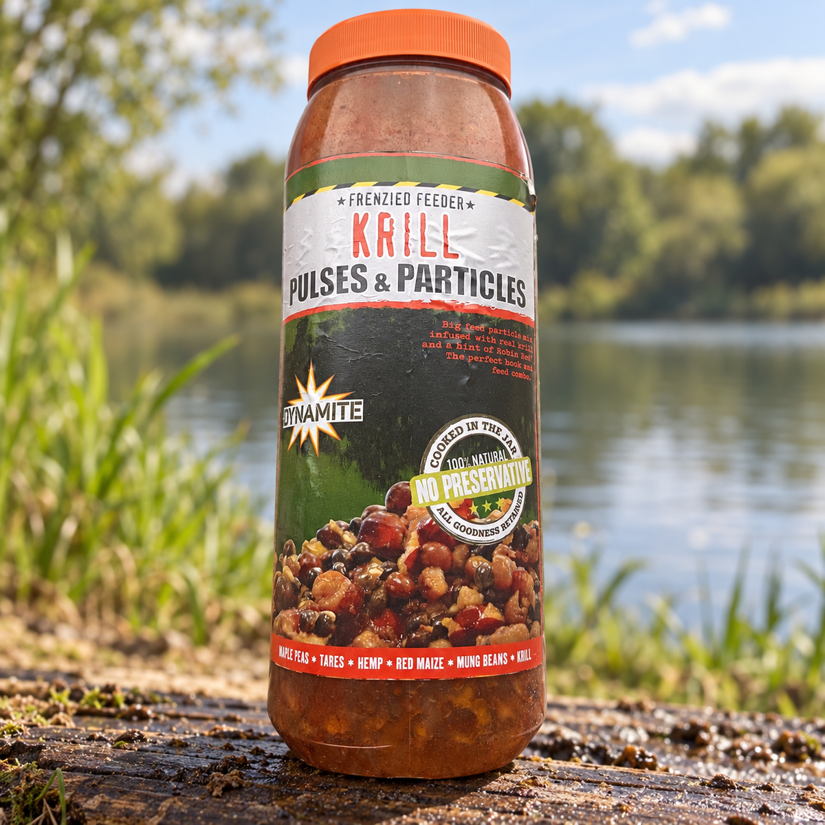 Dynamite Frenzied Krill · Mezcla de semillas para pesca en ambiente de pesca