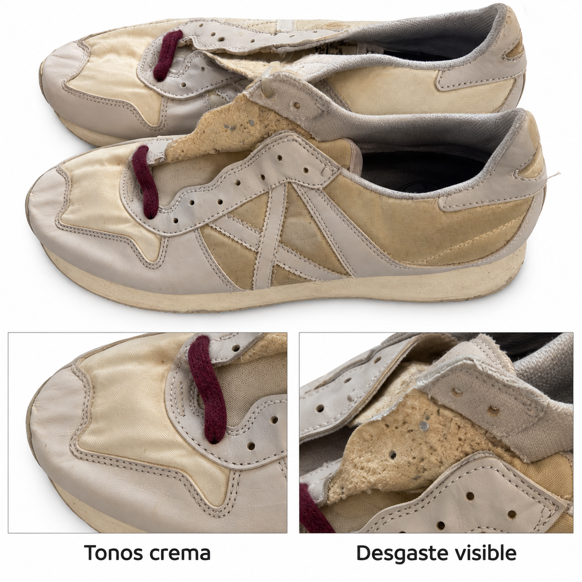 Munich crema cordón burdeos talla44, unidadZ10, vista2