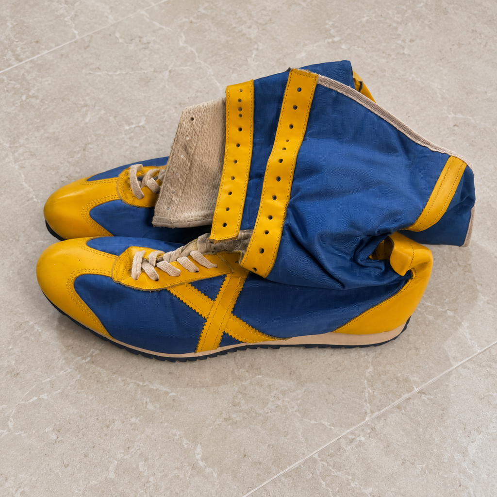 Zapatillas altas azul y amarillo talla44, unidadZ10, vista3