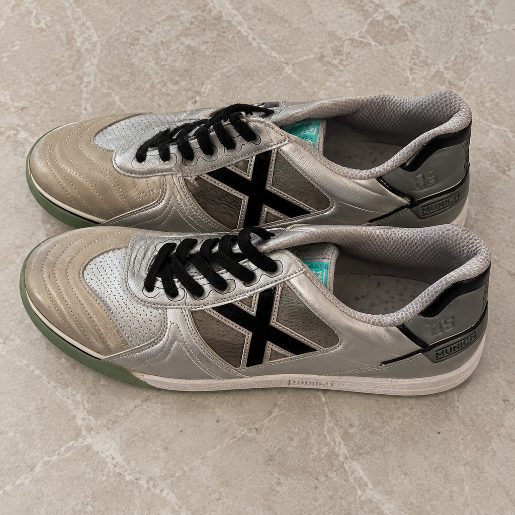 Munich plateadas con X negra talla45, unidadZ-10, vista3