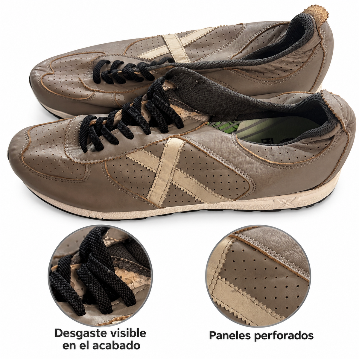 Munich taupe perforada talla 45, unidad Z-10, vista 2