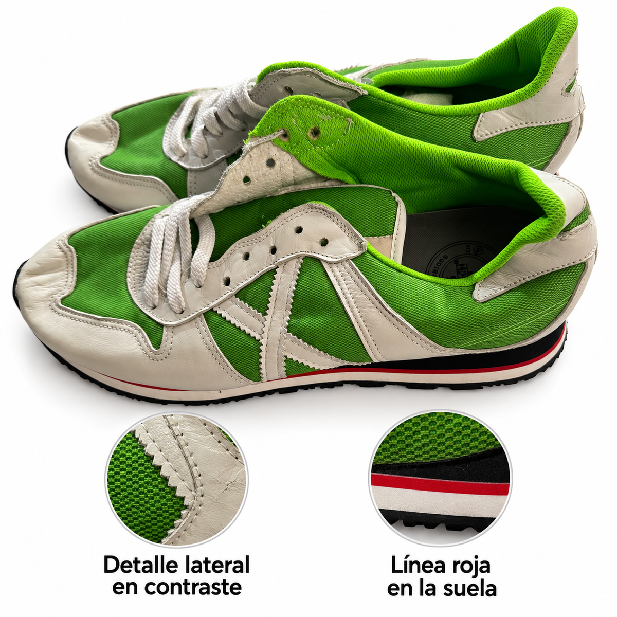 Munich verdes y plateadas talla 45, unidad Z-10, vista 2