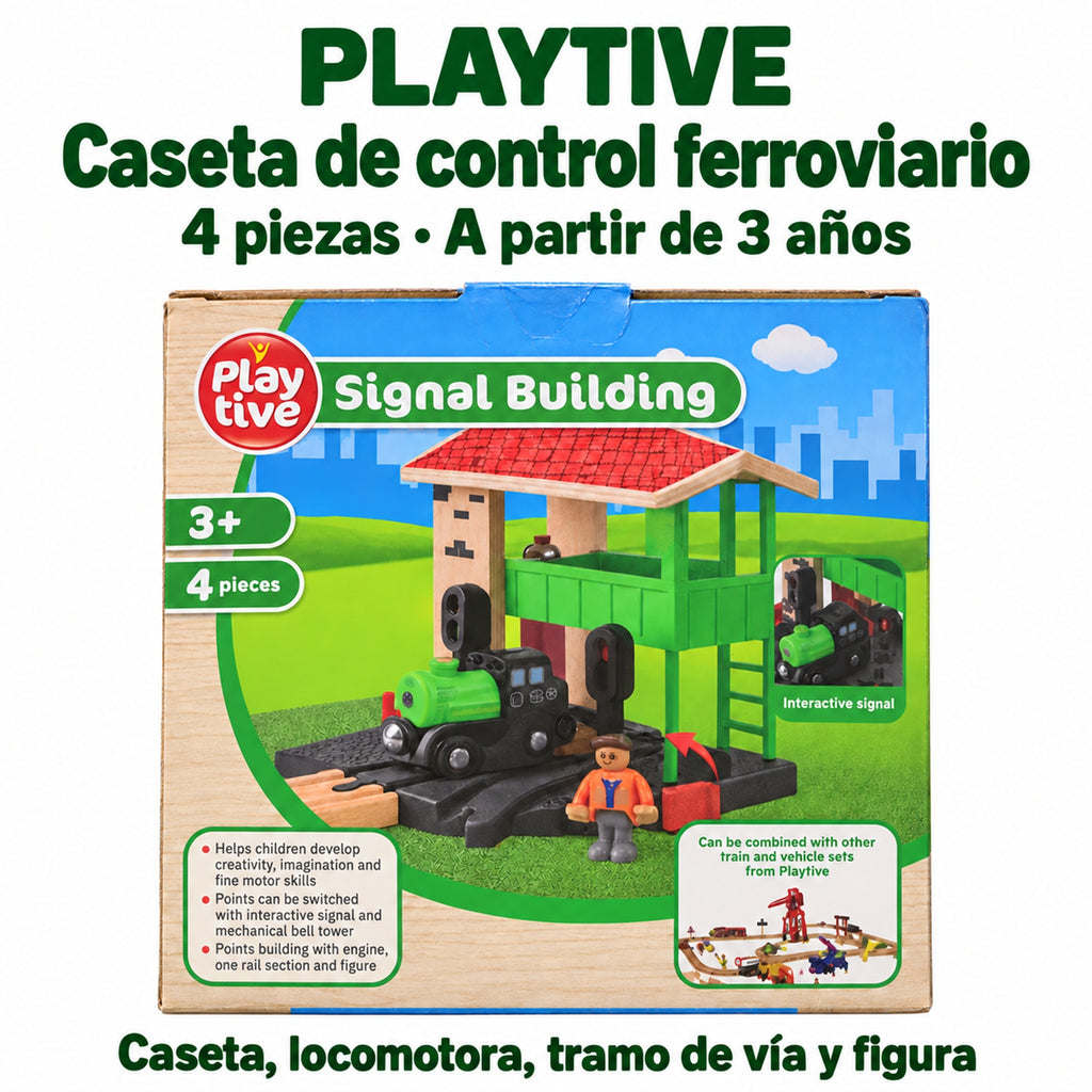 PLAYTIVE caseta de control, 4 piezas, a partir de 3 años