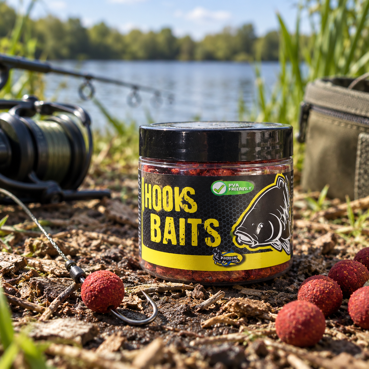 Poisson Fenag Hooks Baits PVA Friendly en ambiente de pesca
