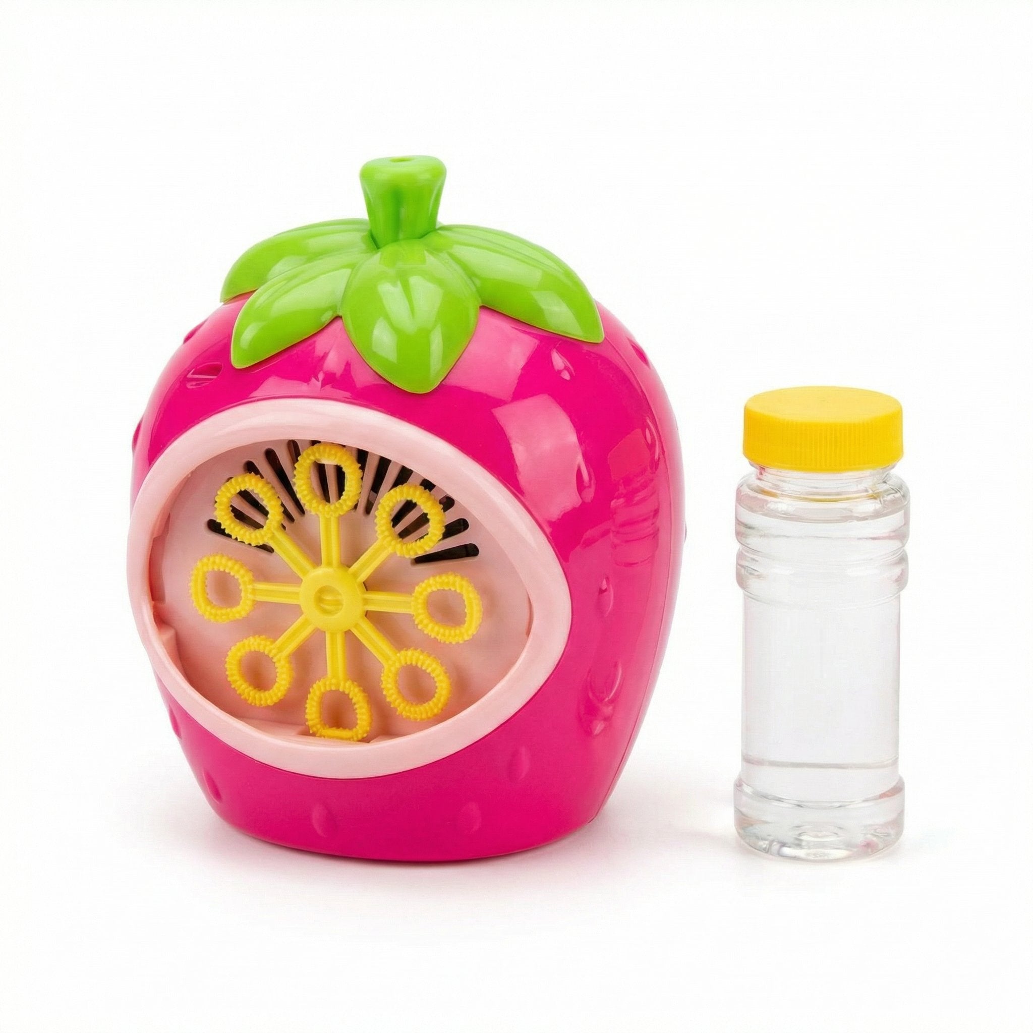 Máquina de Pompas de Jabón Automática Fresa Rosa - Playland