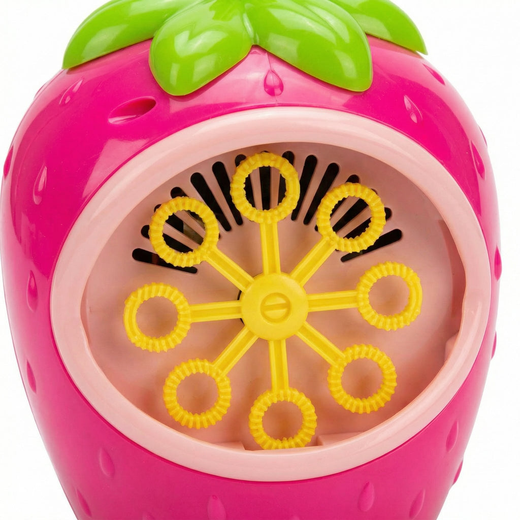 Máquina de Pompas de Jabón Automática Fresa Rosa - Playland