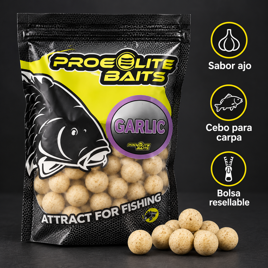Pro Elite Baits Garlic con características