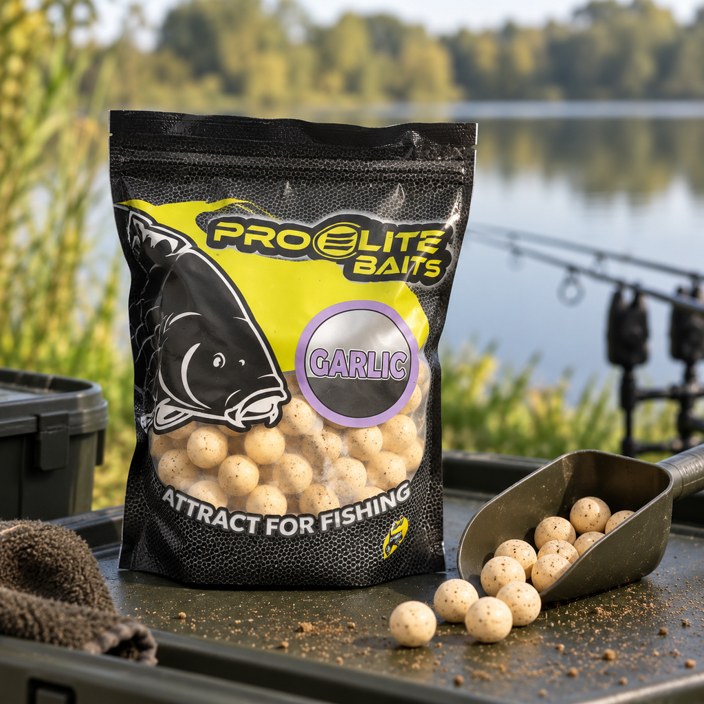 Pro Elite Baits Garlic en ambiente de pesca