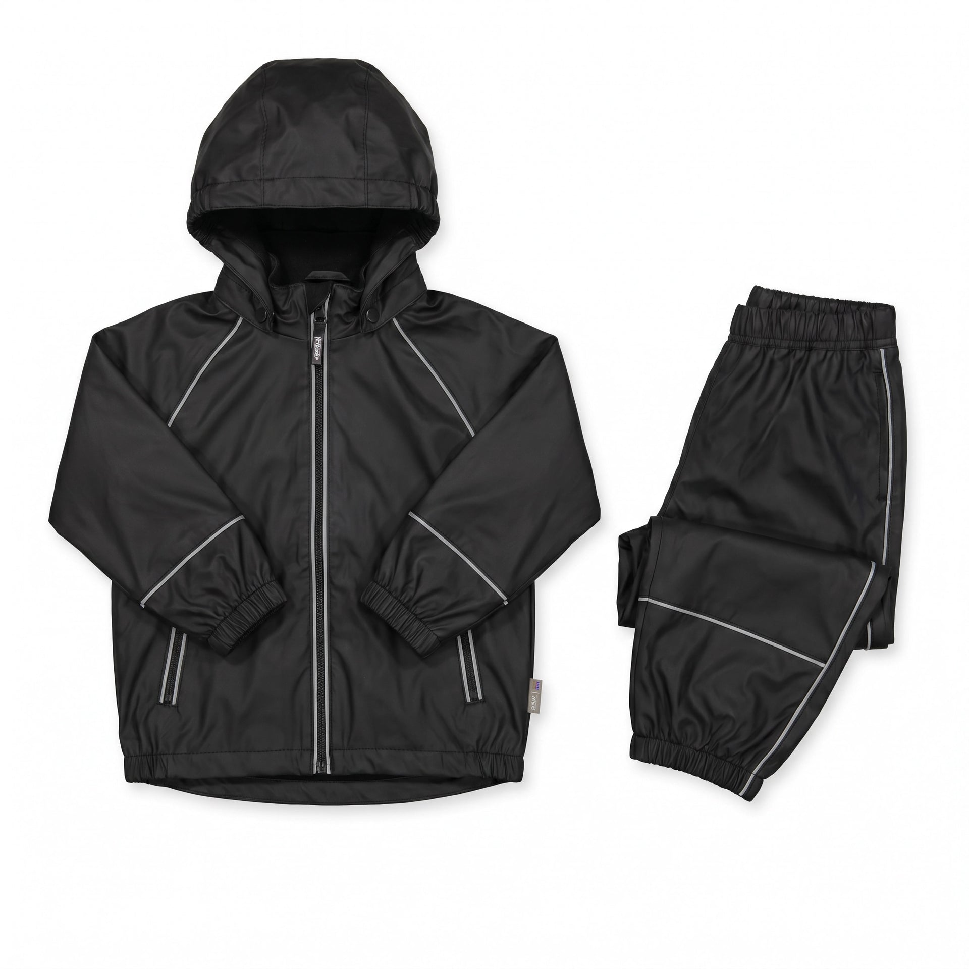 Conjunto Impermeable Infantil Crane Negro | Crane