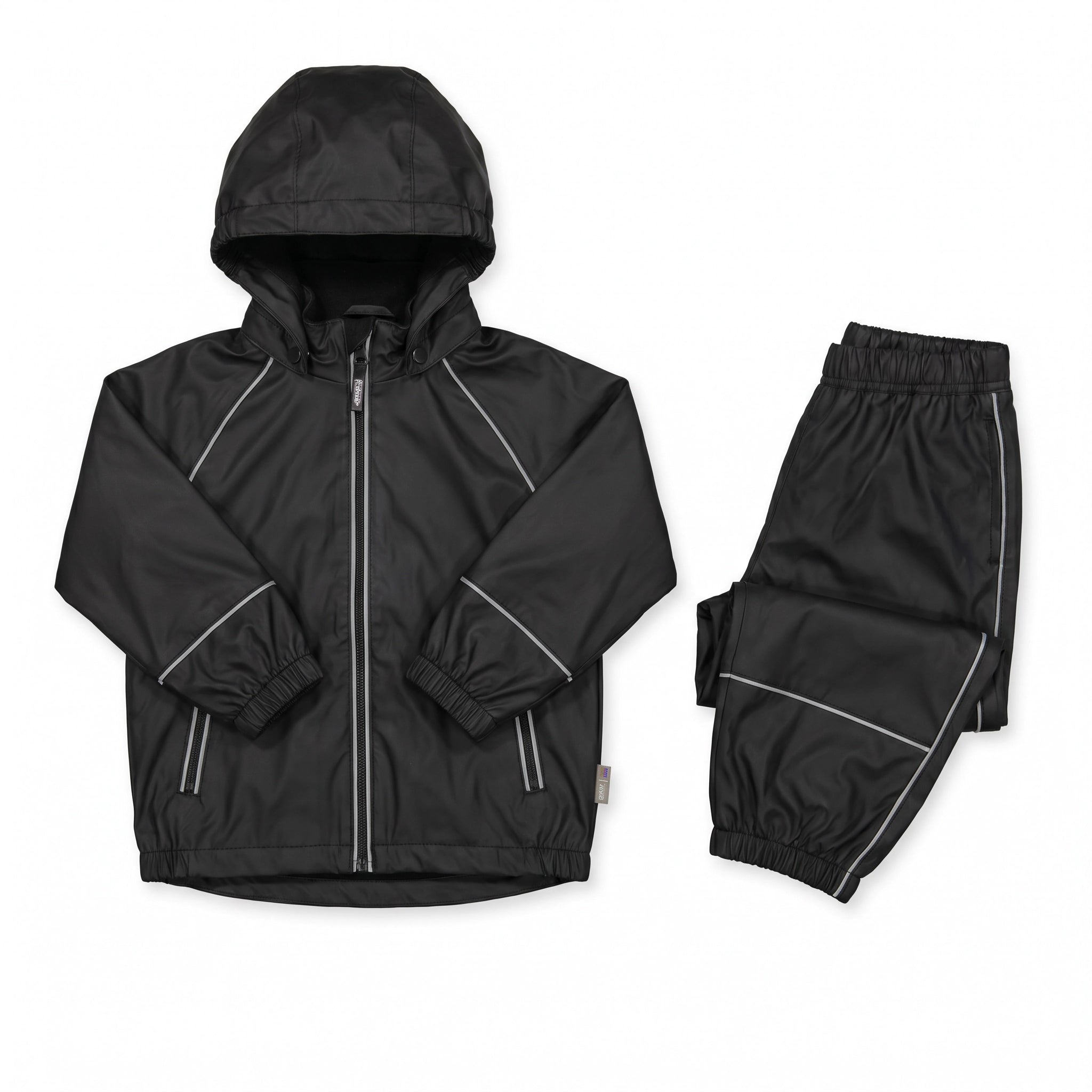 Conjunto Impermeable Infantil Crane Negro | Crane