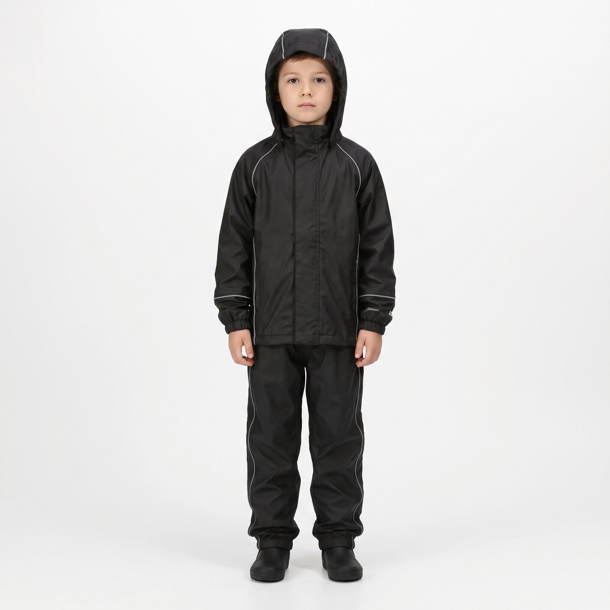 Conjunto Impermeable Infantil Crane Negro | Crane