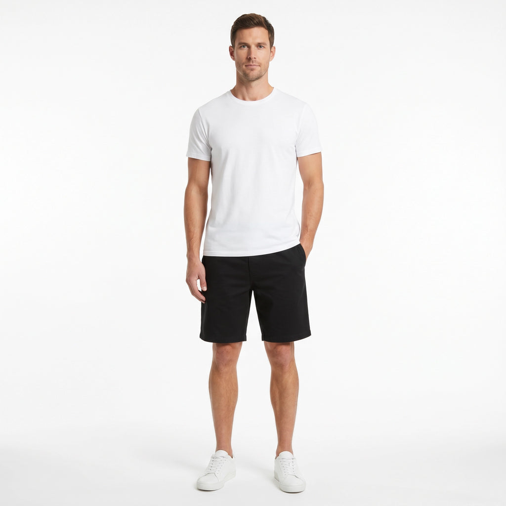 Bermuda Hombre Plus Size Negra | UP2 Fashion