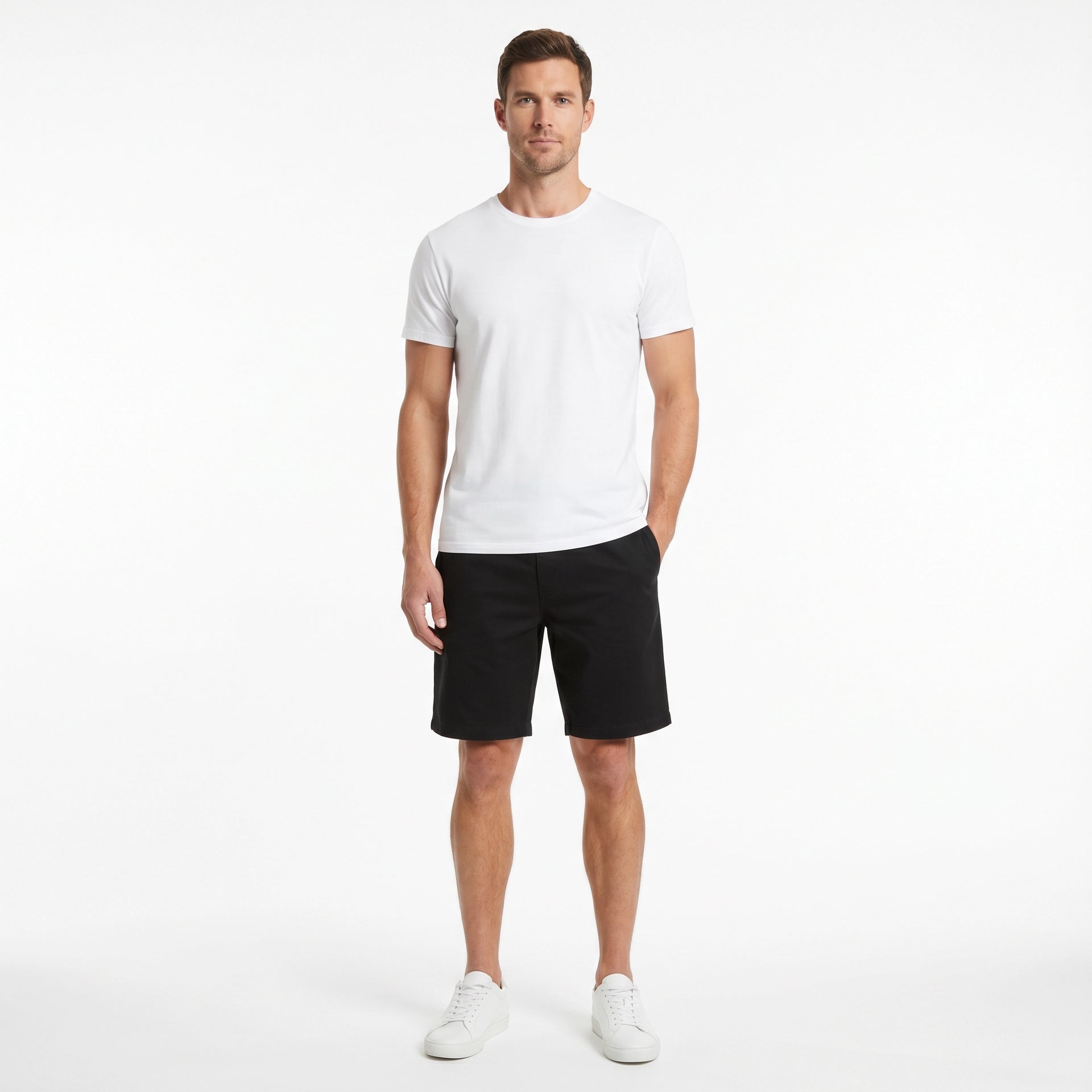 Bermuda Hombre Plus Size Negra | UP2 Fashion