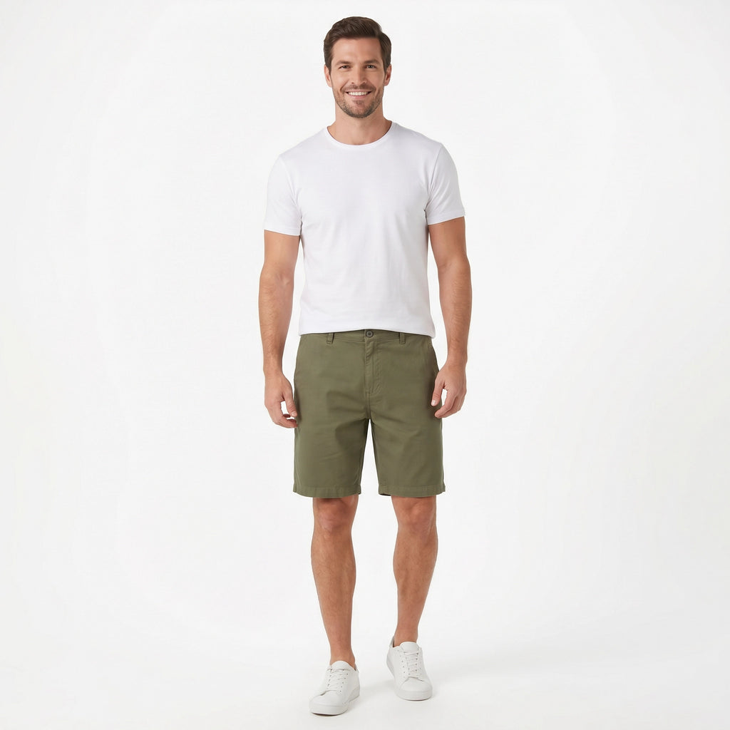 Bermuda Hombre Plus Size Verde Oliva | UP2 Fashion