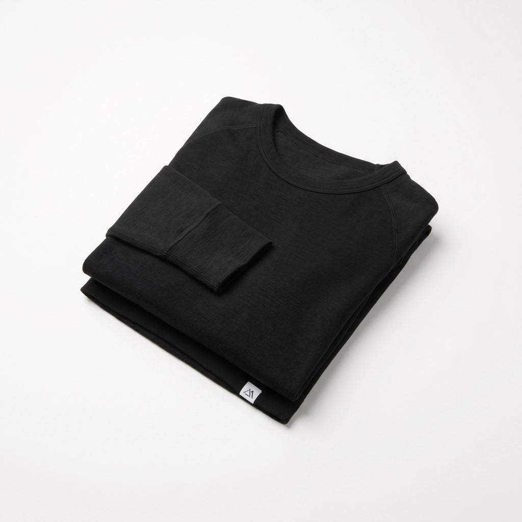 Camiseta Térmica Ski Hombre Crane Negro | Crane