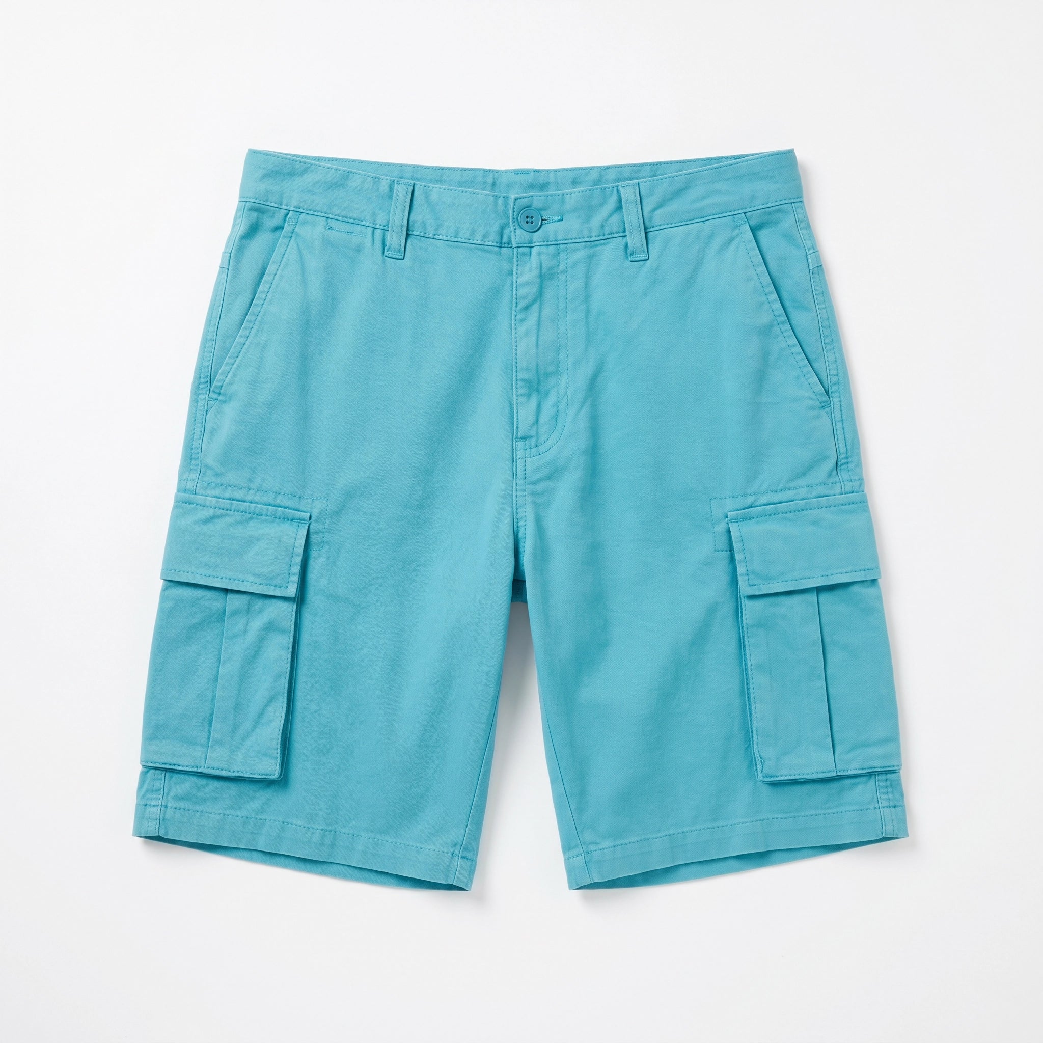 Cargo Shorts Hombre Azul Turquesa | UP2 Fashion