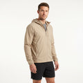 Chaqueta Trail Running Hombre Beige | Adventuridge