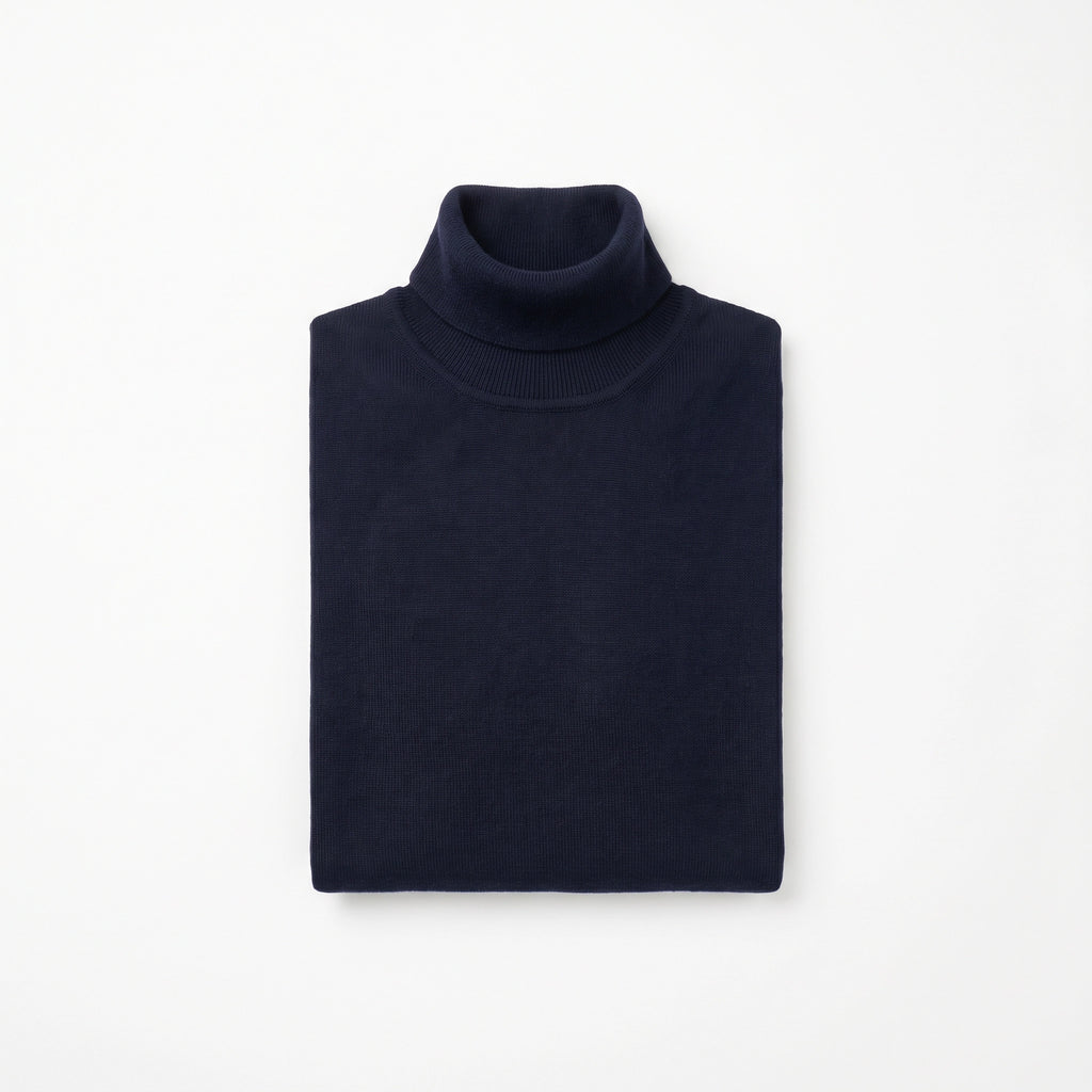 Jersey Cuello Alto Hombre Marino | UP2 Fashion