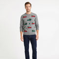 Jersey Navideño Hombre Gris Camión | UP2 Fashion