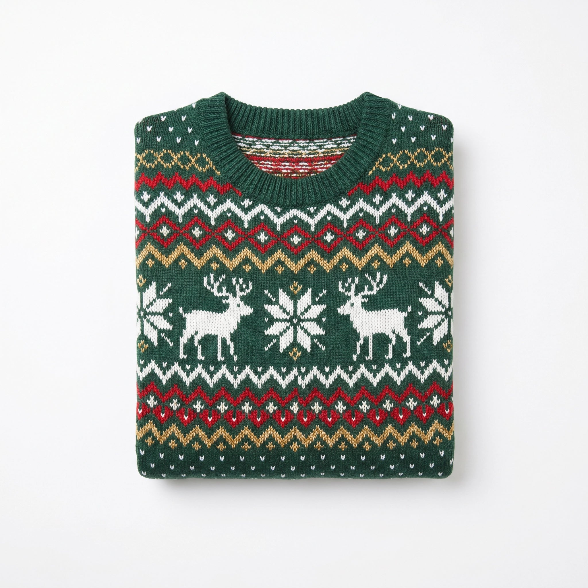 Jersey Navideño Hombre Verde Multicolor | UP2 Fashion