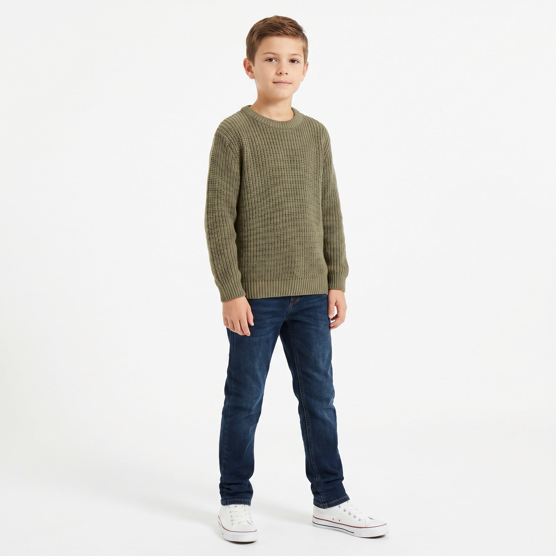 Jersey Punto Infantil Caqui | L&D
