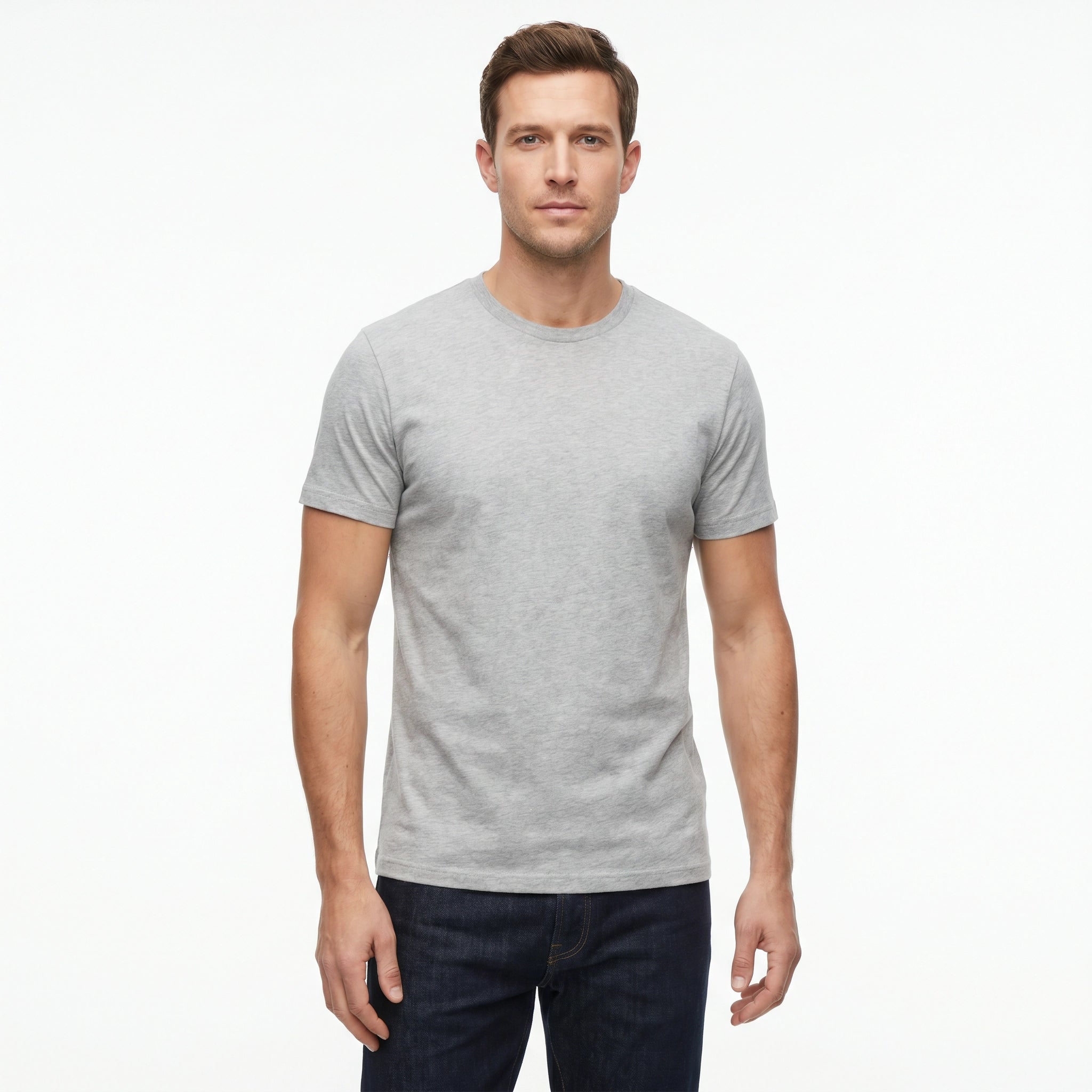Pack 2 Camisetas Hombre Gris Claro | UP2 Fashion