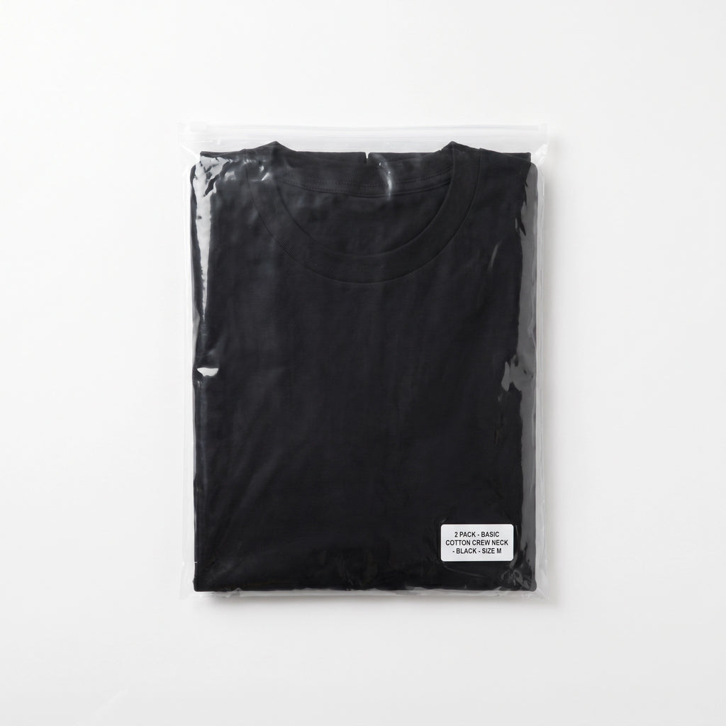 Pack 2 Camisetas Hombre Negro | UP2 Fashion