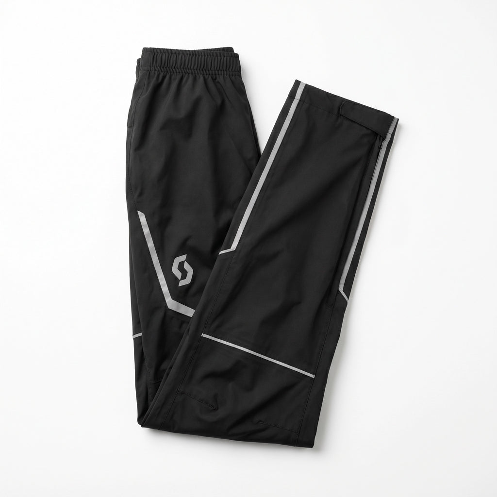 Pantalón Lluvia Ciclismo Hombre Negro | Crane