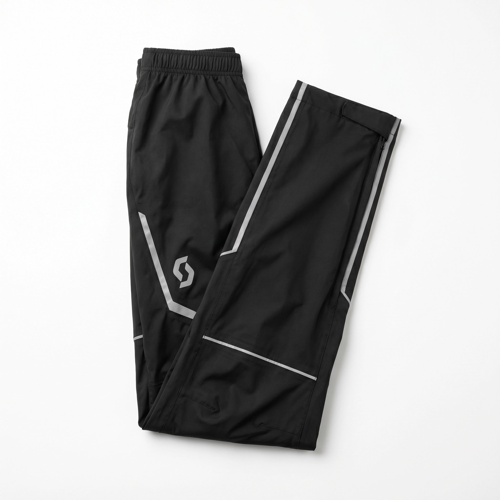 Pantalón Lluvia Ciclismo Hombre Negro | Crane