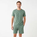 Pijama Corto Hombre Verde Cactus | UP2 Fashion