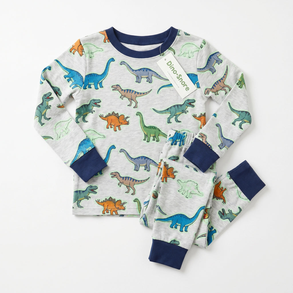 Pijama Infantil Dinosaurios Brilla en la Oscuridad | Lily & Dan