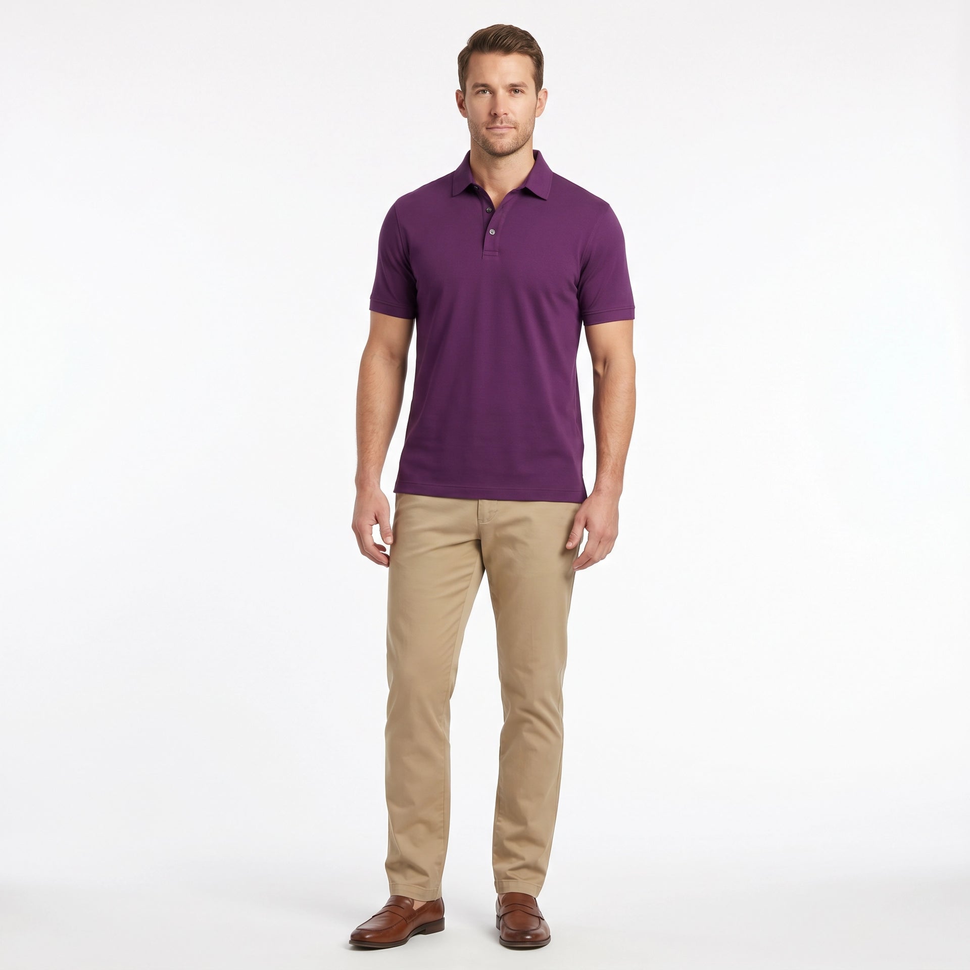 Polo Hombre Morado | UP2 Fashion