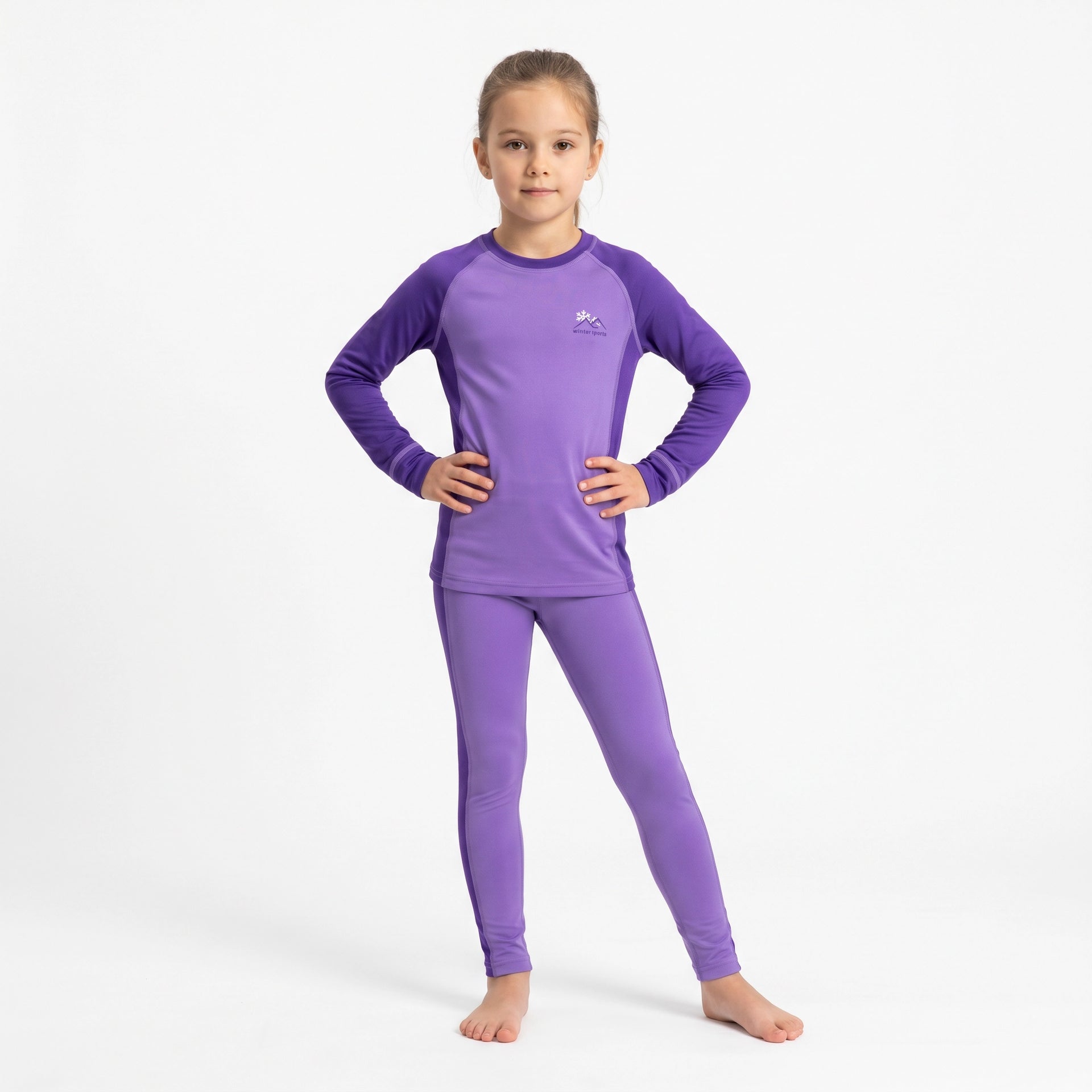 Ropa Térmica Infantil Ski Crane Morado | Crane