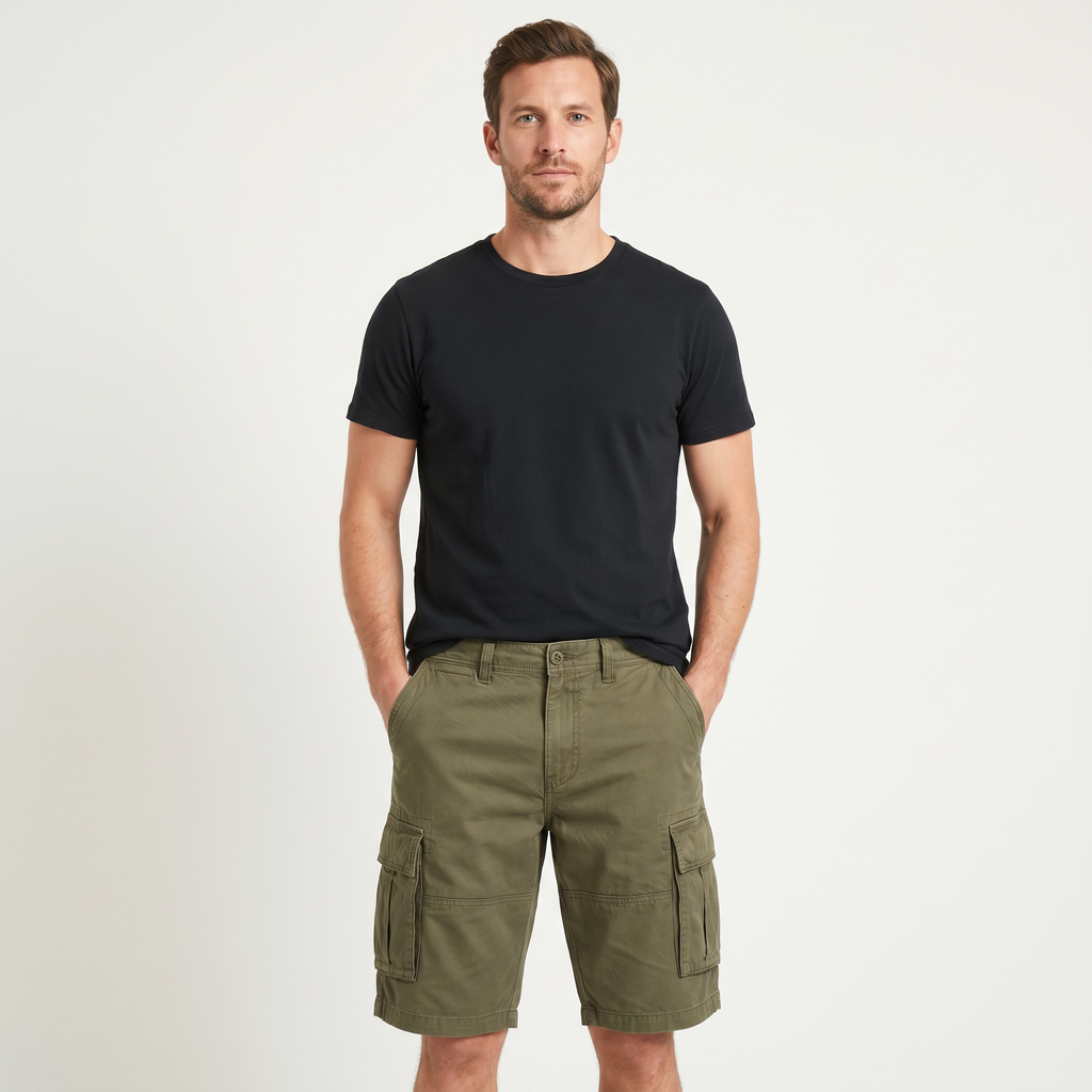 Short Trabajo Hombre Verde Oliva TopCraft | TopCraft