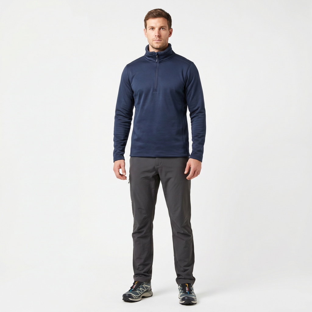 Sudadera Outdoor Hombre Azul Marino | UP2 Fashion