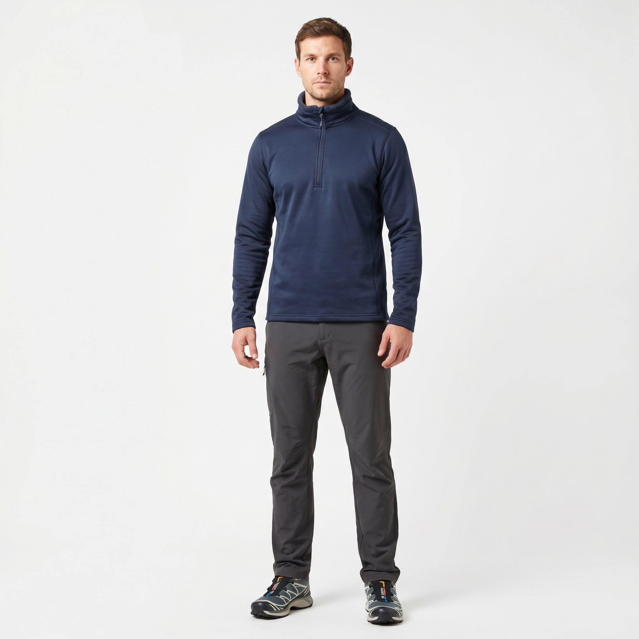 Sudadera Outdoor Hombre Azul Marino | UP2 Fashion