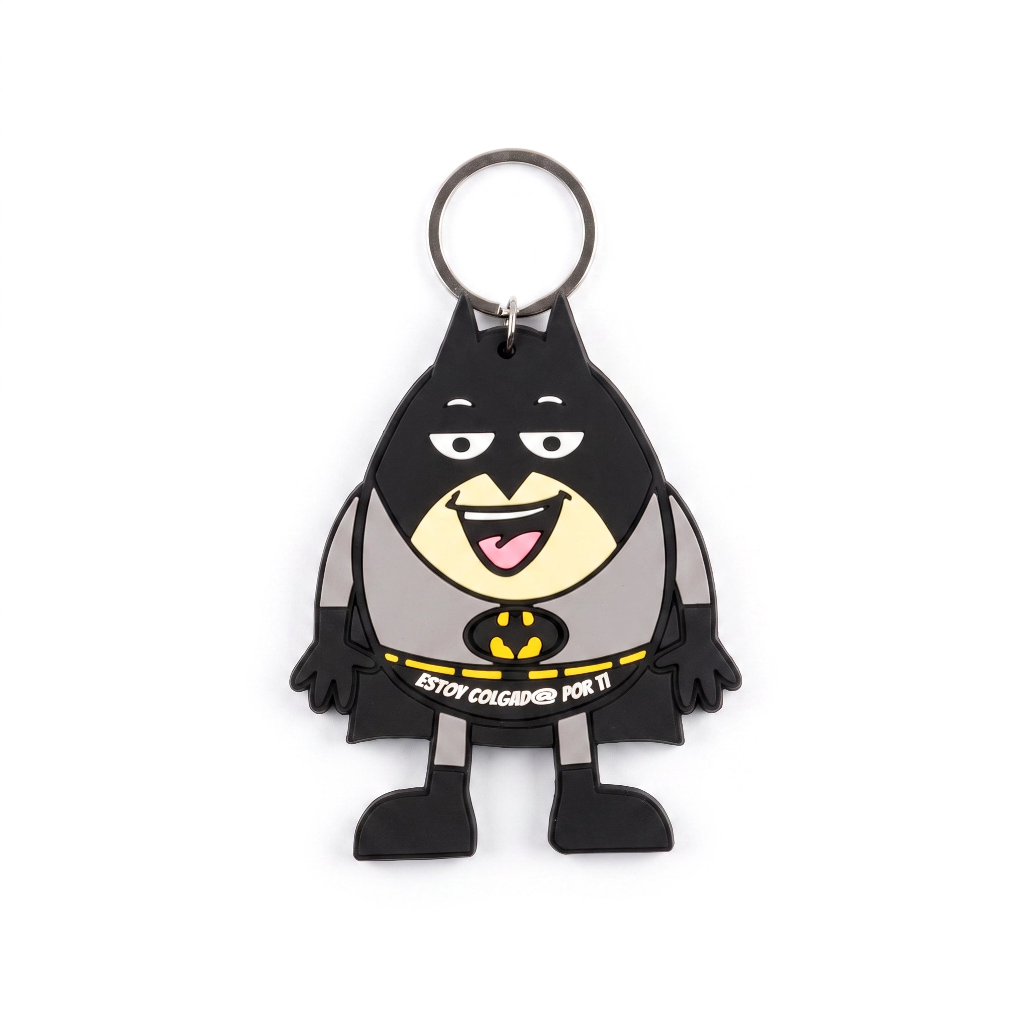 Llavero de Goma Batman 'Estoy Colgad@ por Ti'