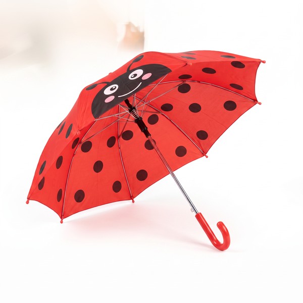 Paraguas Infantil Diseño Mariquita Roja
