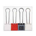 Set 4 Clips Sujetapapeles Gigantes — Colores Surtidos