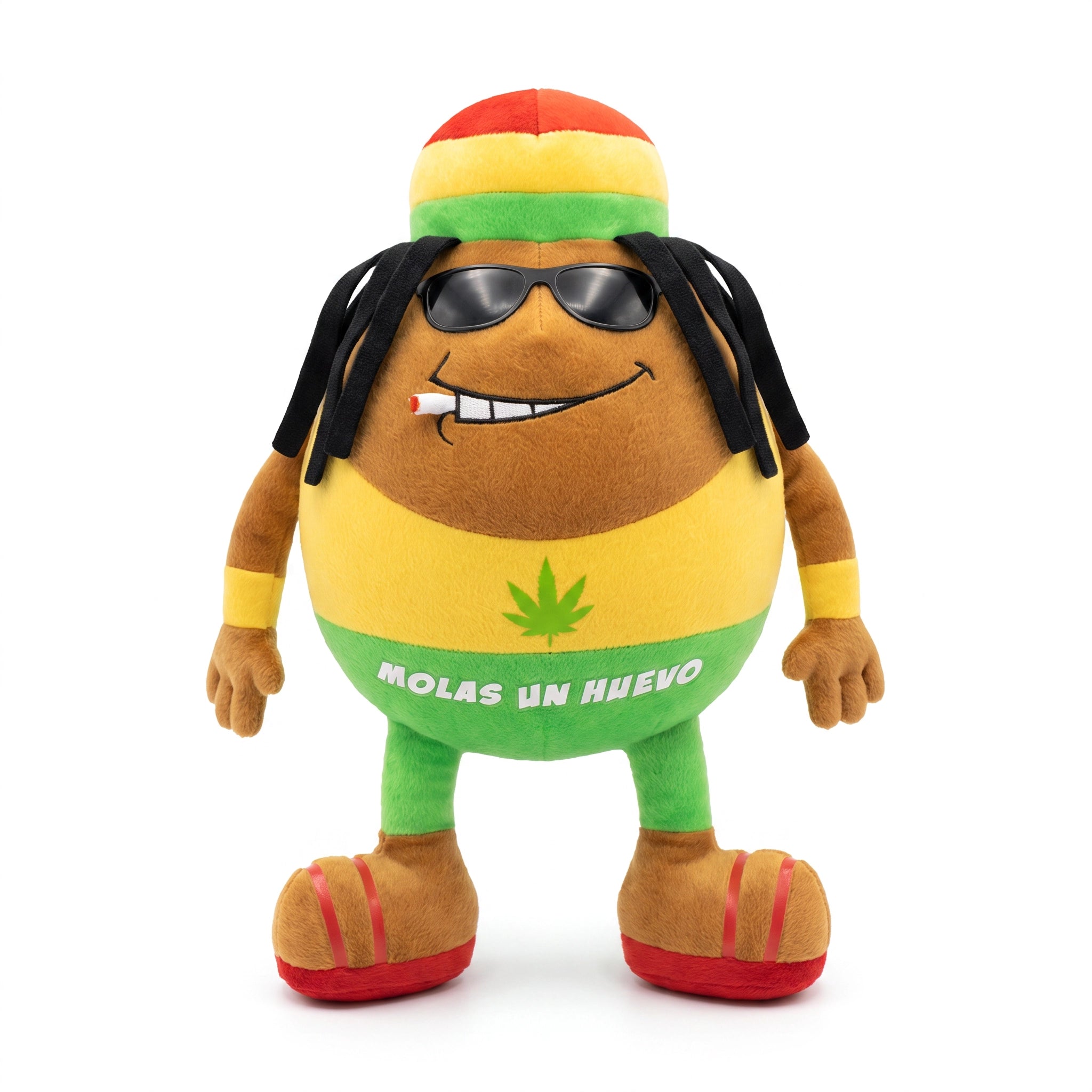Peluche Huevo Rasta 'Molas un Huevo' — Grande