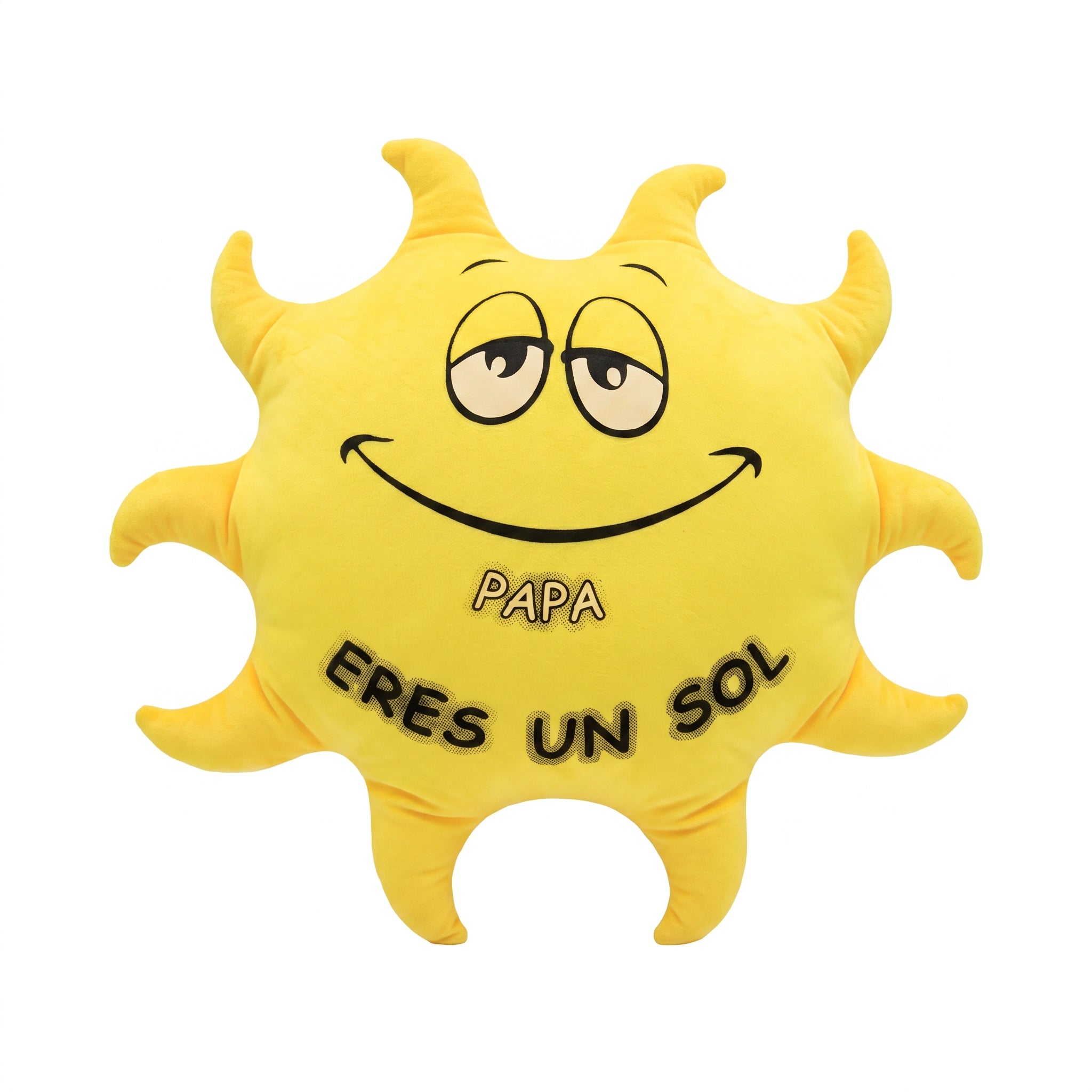 Cojín Peluche Sol 'Papá Eres un Sol' — Regalo