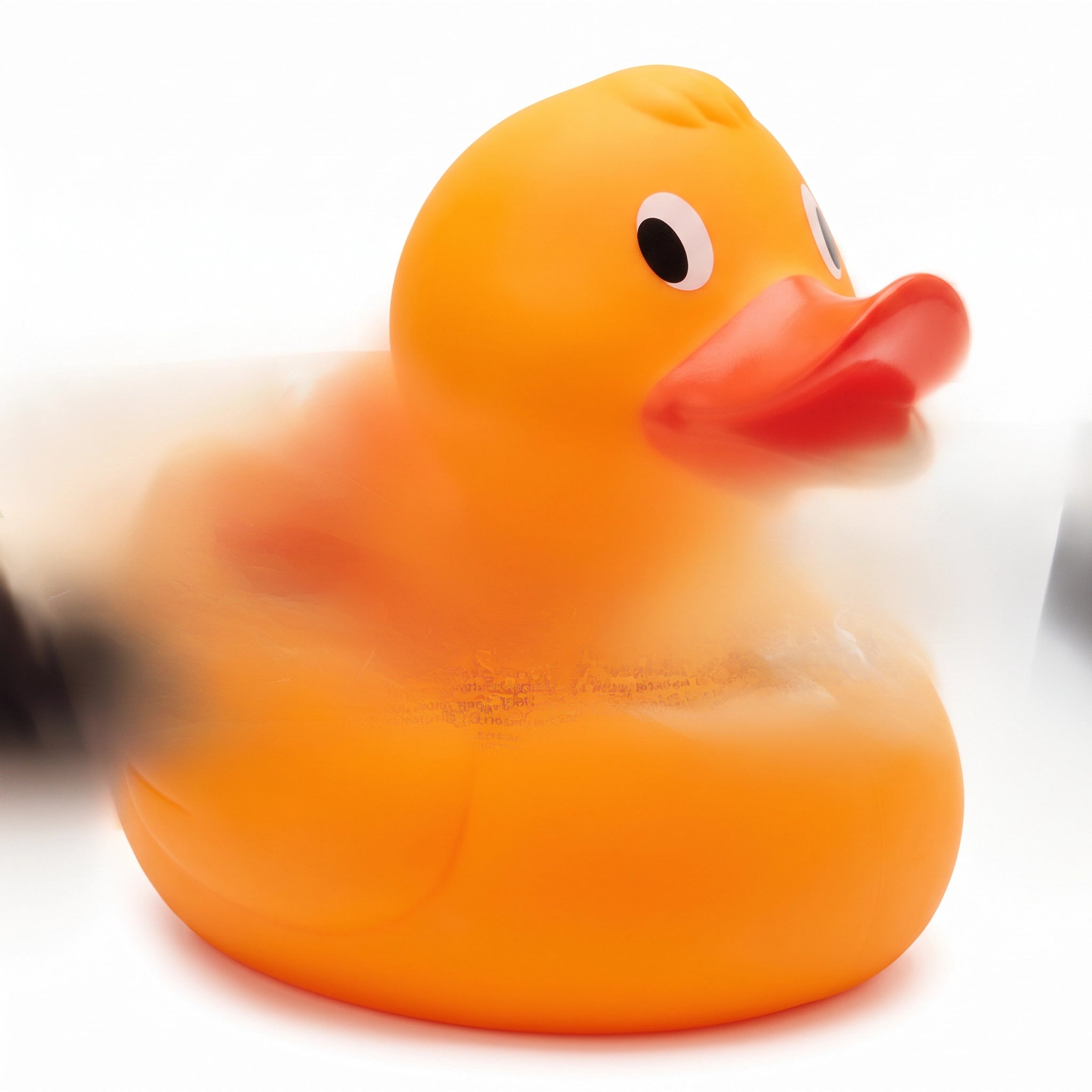Pato de Goma Gigante Naranja — Para Baño