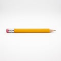 Lápiz Gigante Amarillo con Goma Rosa — Decorativo