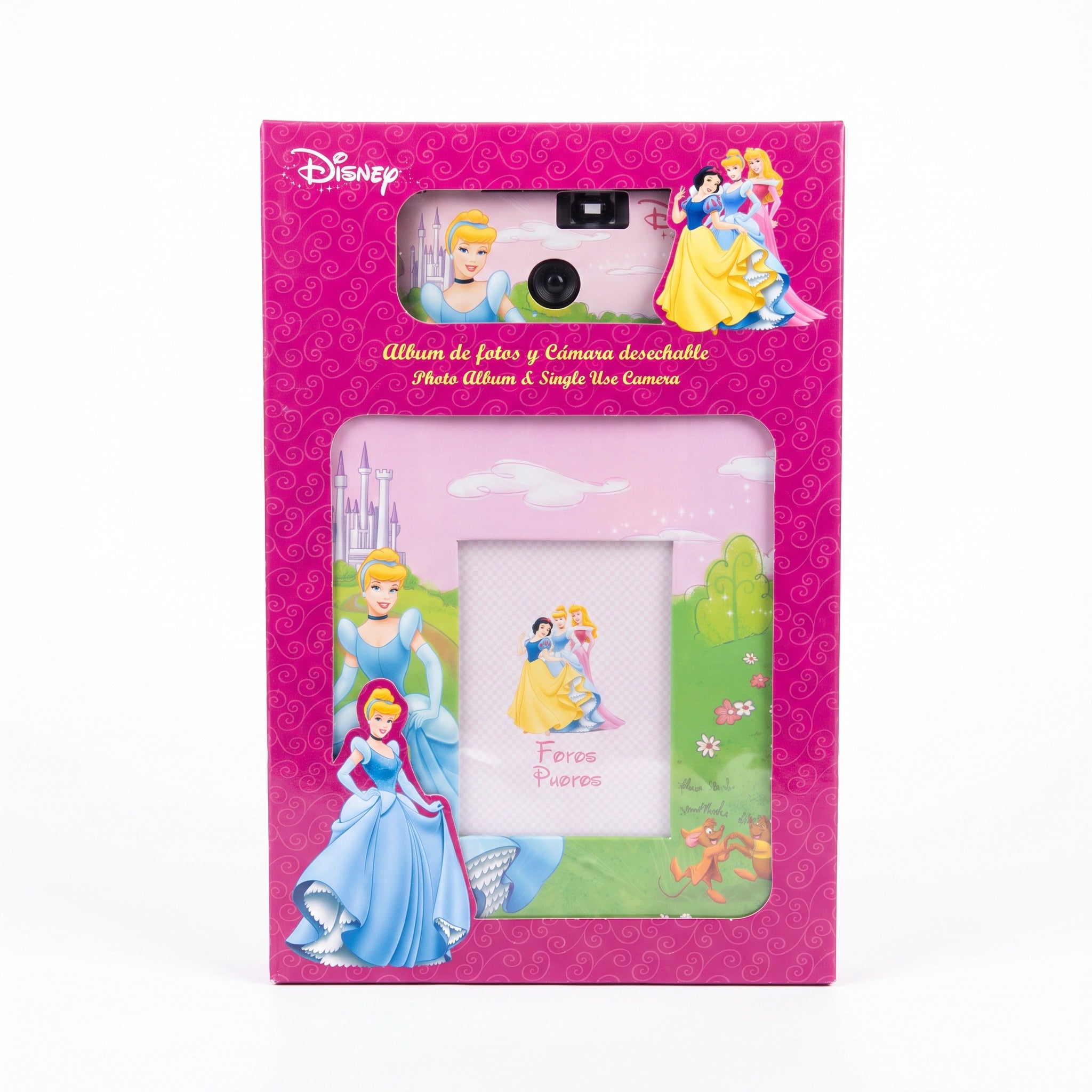 Set Cámara Desechable y Álbum Disney Princesas